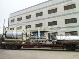 美國雙滾筒刮板干燥機(jī)干燥工程